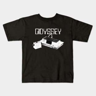 Magnavox Odyssey Home Video Gaming System Vintage Distressed Retro Design Kids T-Shirt